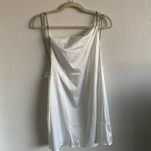 Rhinestone strap mini dress